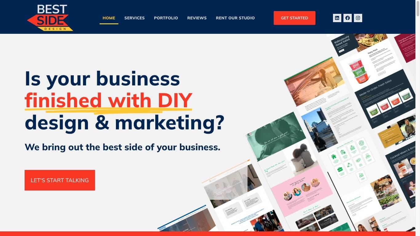 website of Best Side Design