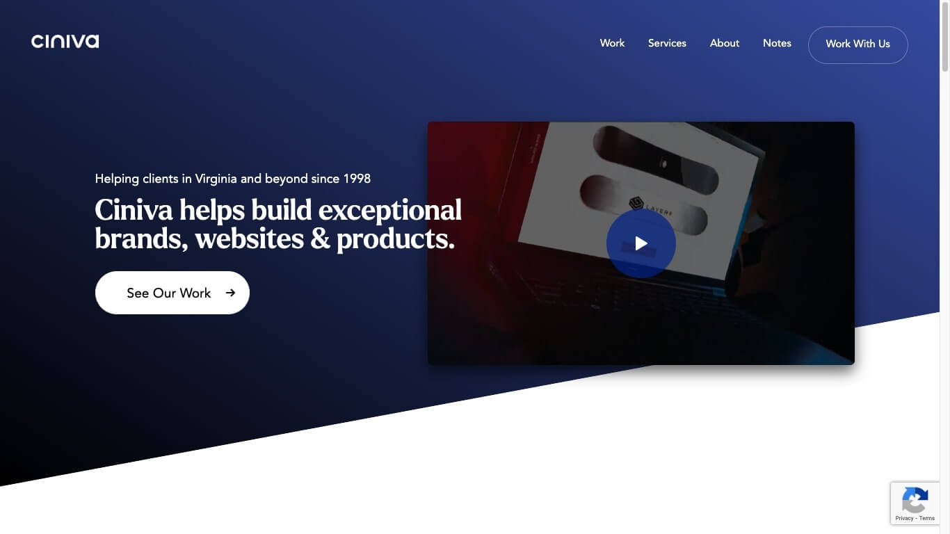 website of Ciniva Digital, Inc