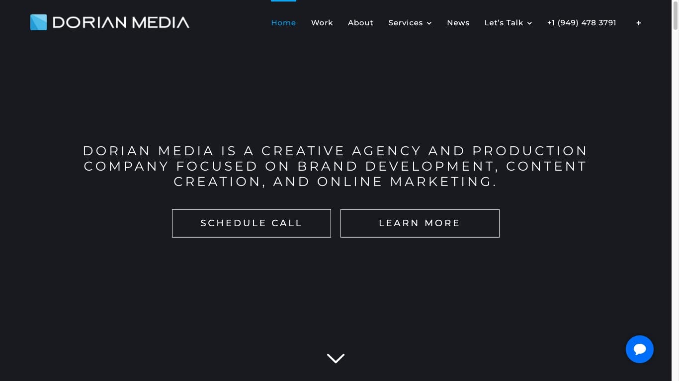 website of Dorian Media Group