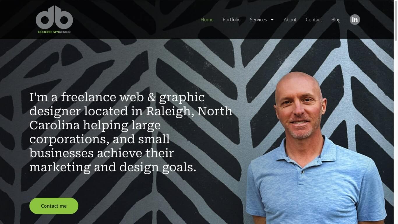 website of Doug Brown Design, LLC