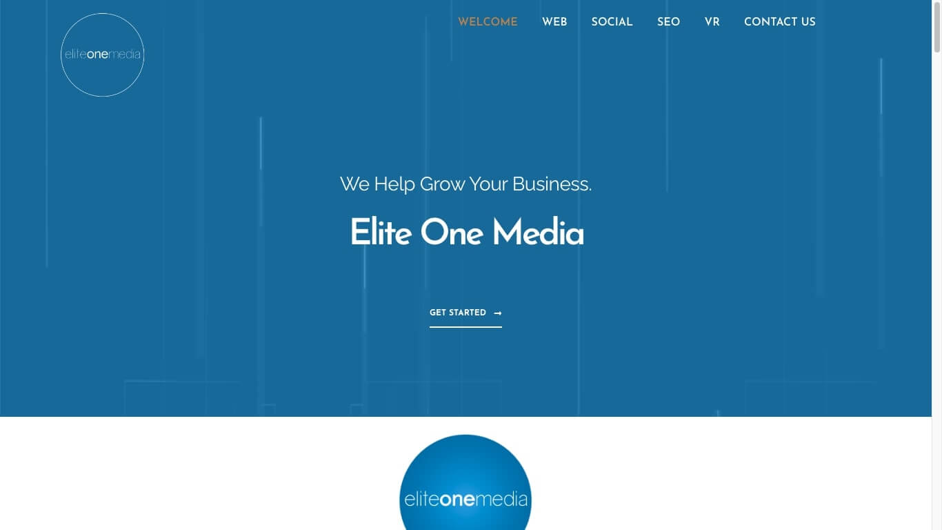 website of Elite One Media