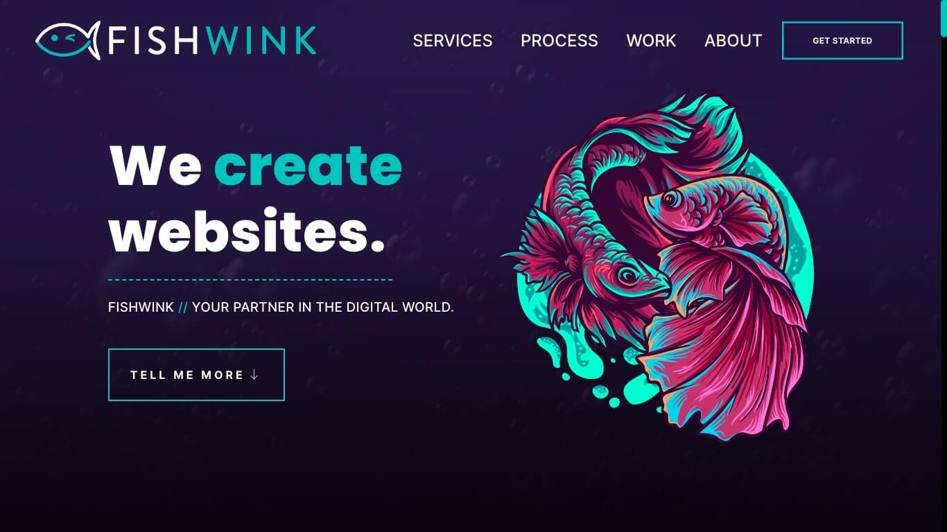 website of FishWink