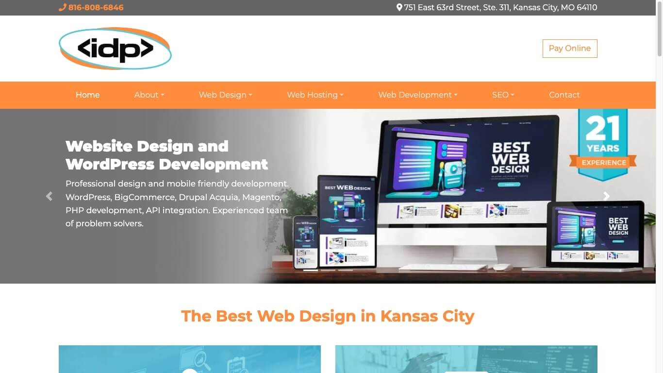 website of Internet Design & Publishing, Inc.