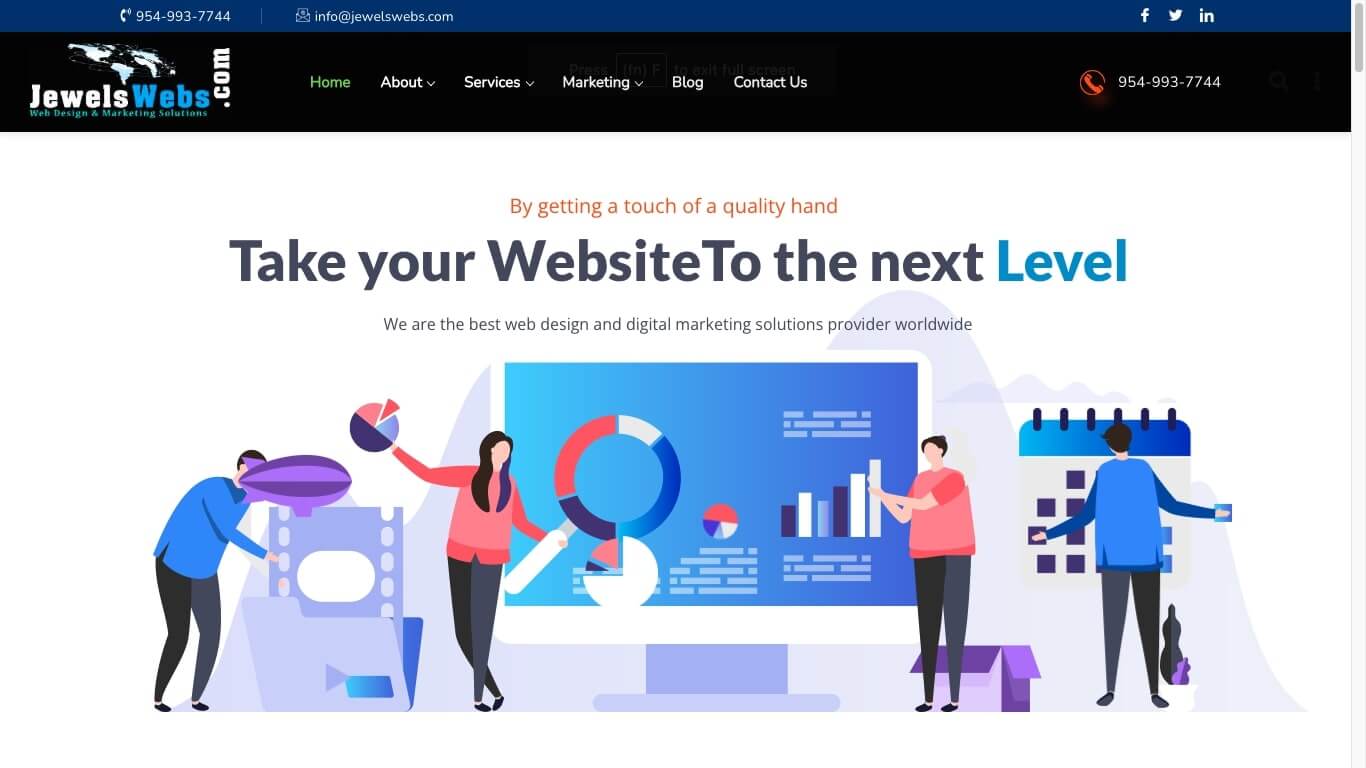 website of JewelsWebs