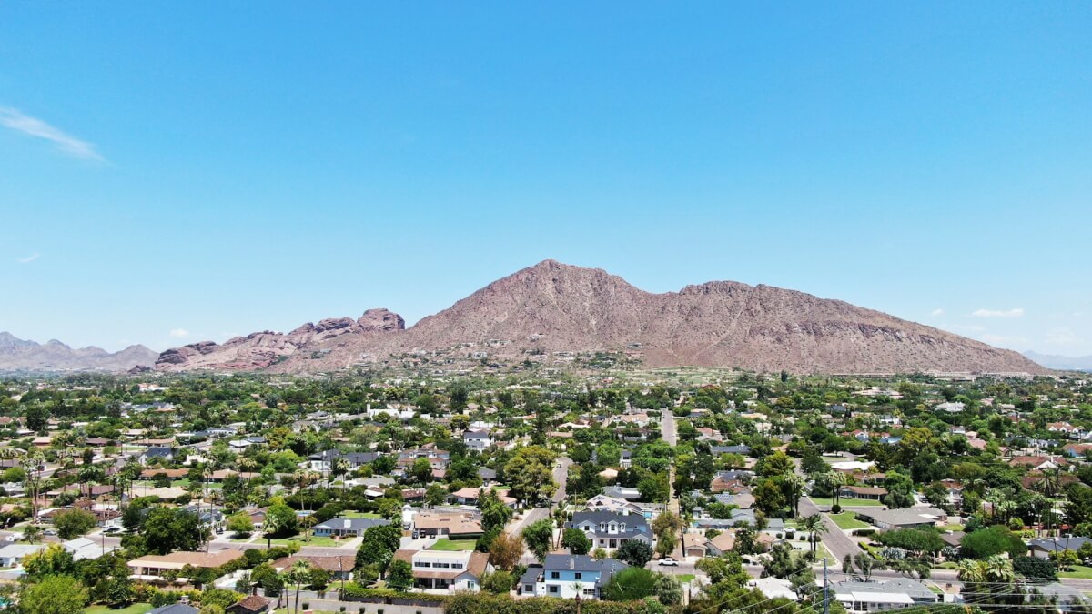 camelback mountain from phoenix, arizona