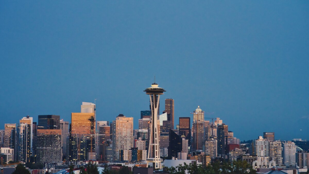 space needle observation tower, seattle, washington