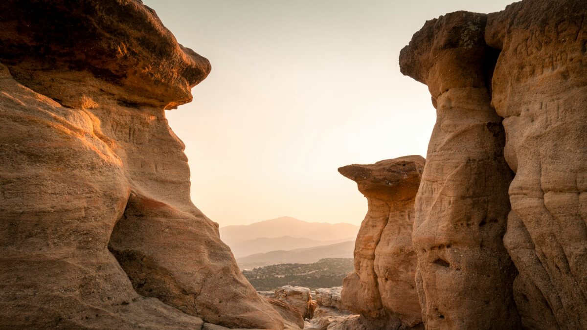 brown rock formation during daytime