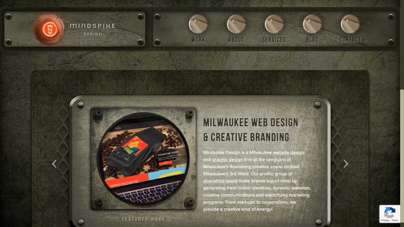 website of Mindspike Design