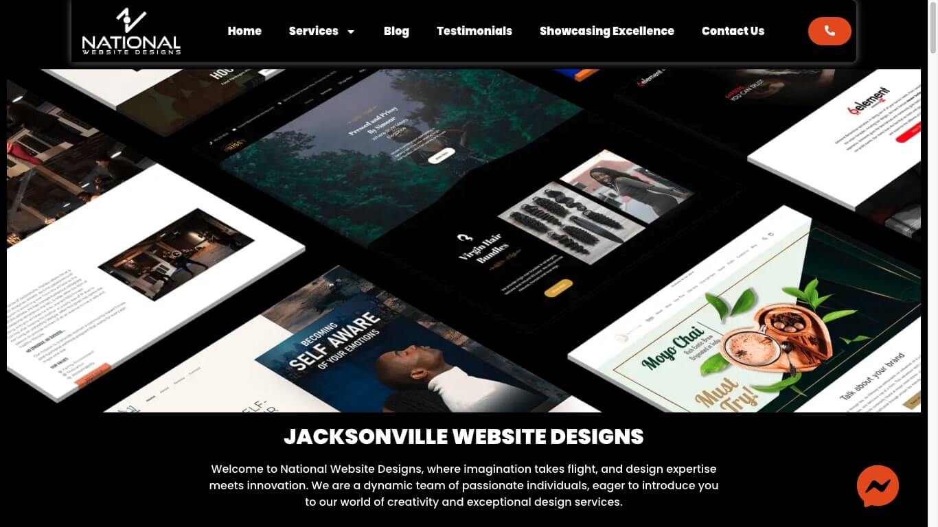 website of National Website Designs