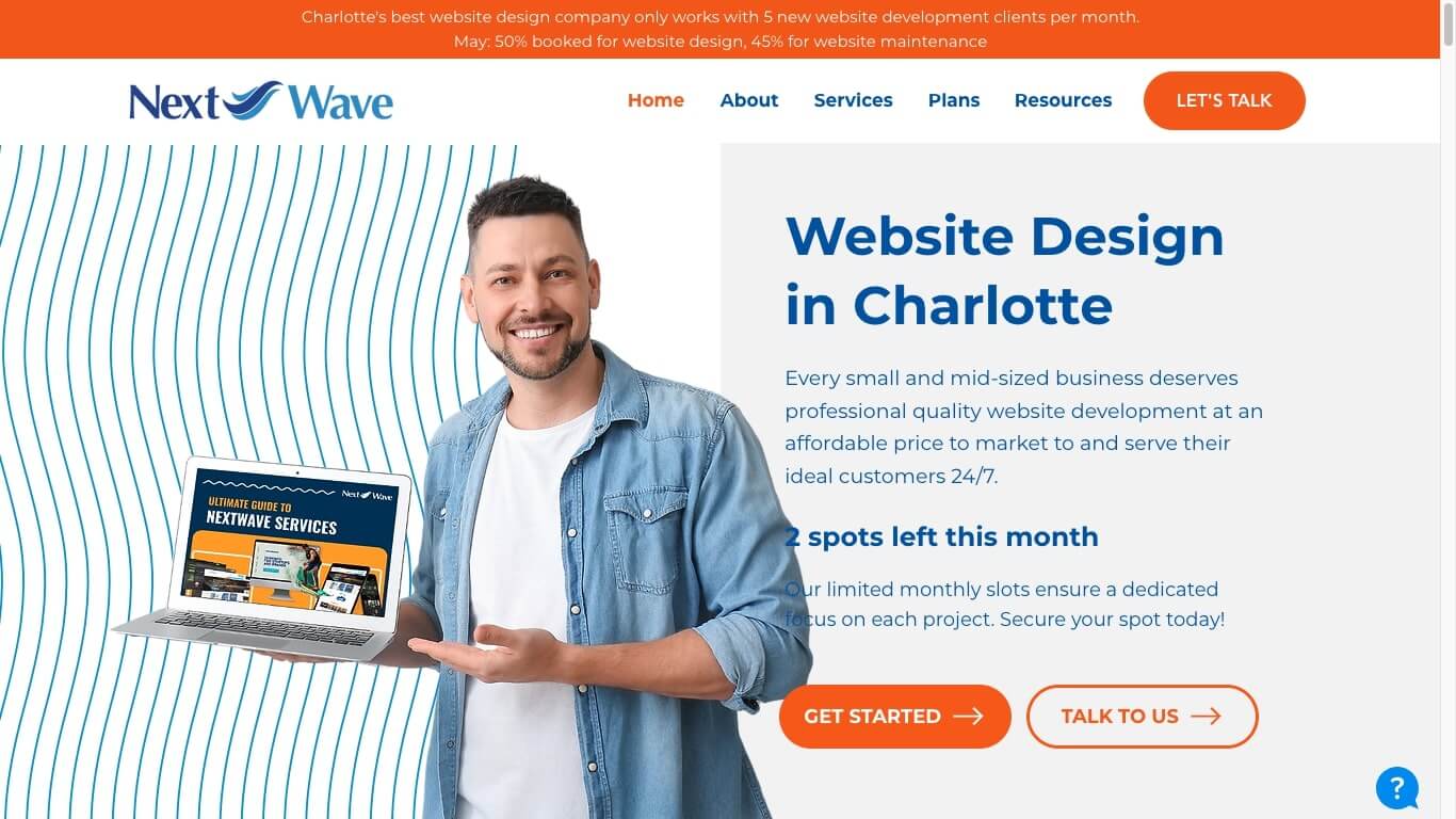 website of Next Wave Services