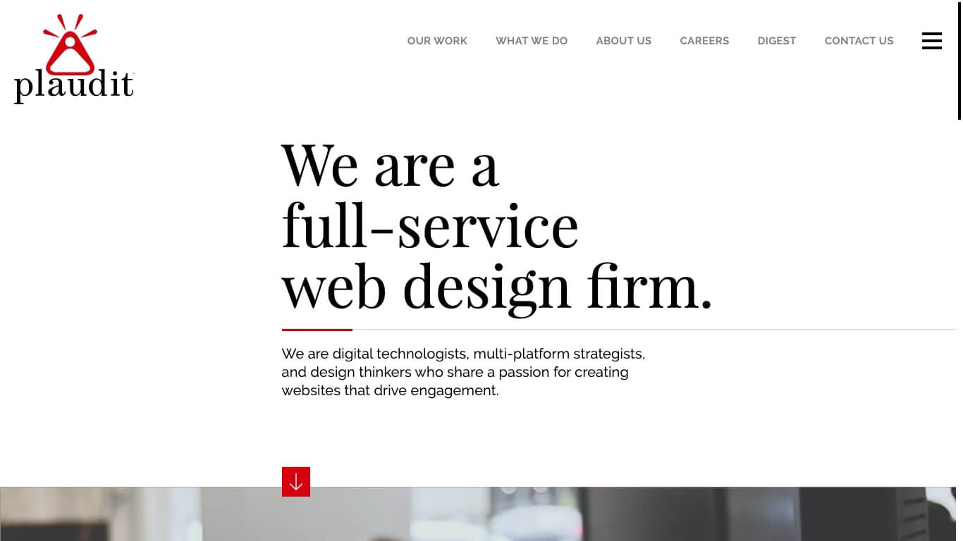 website of Plaudit Design