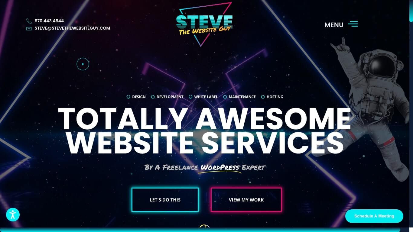 website of Steve The Website Guy