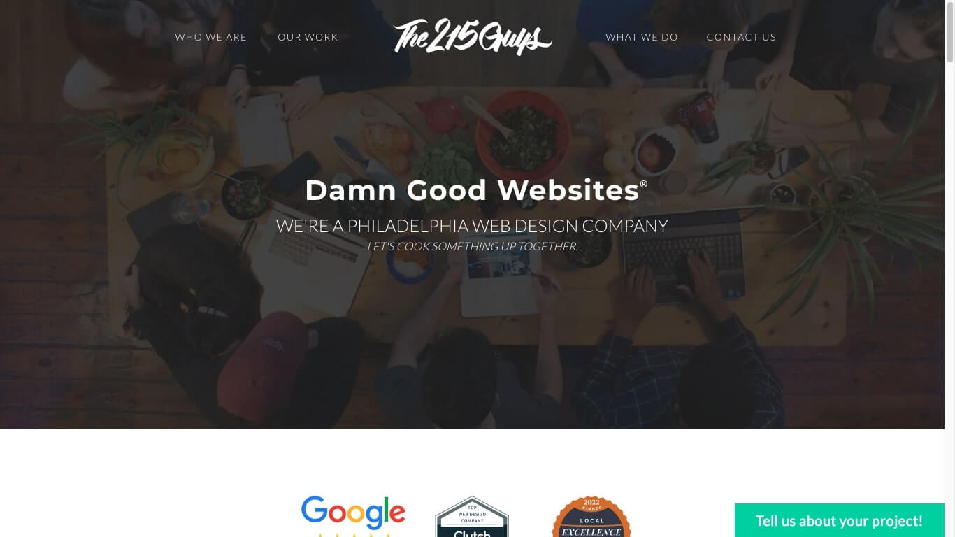 website of The 215 Guys