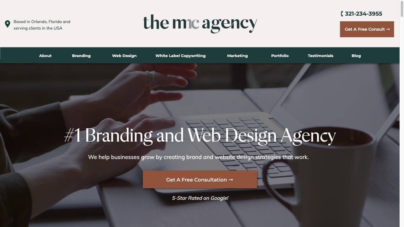 website of The MMC Agency