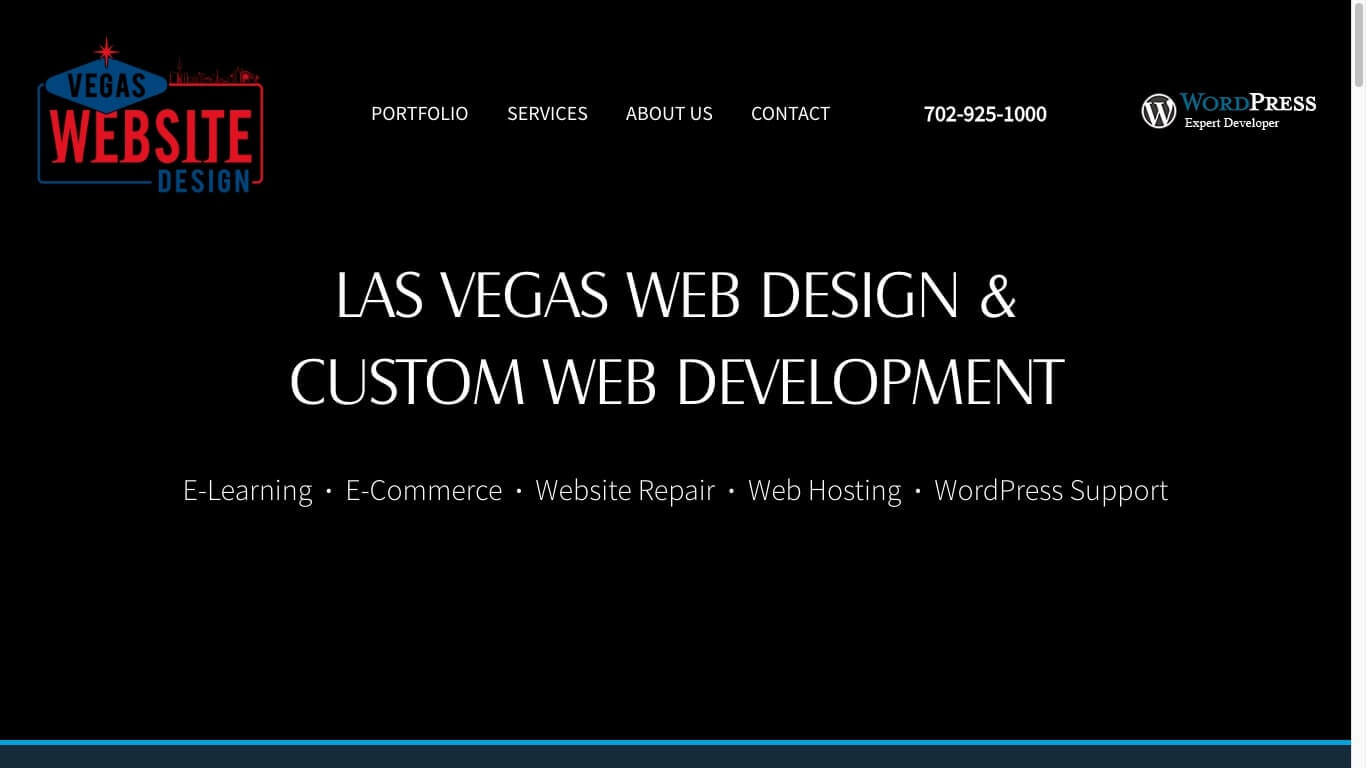 website of Vegas Website Design