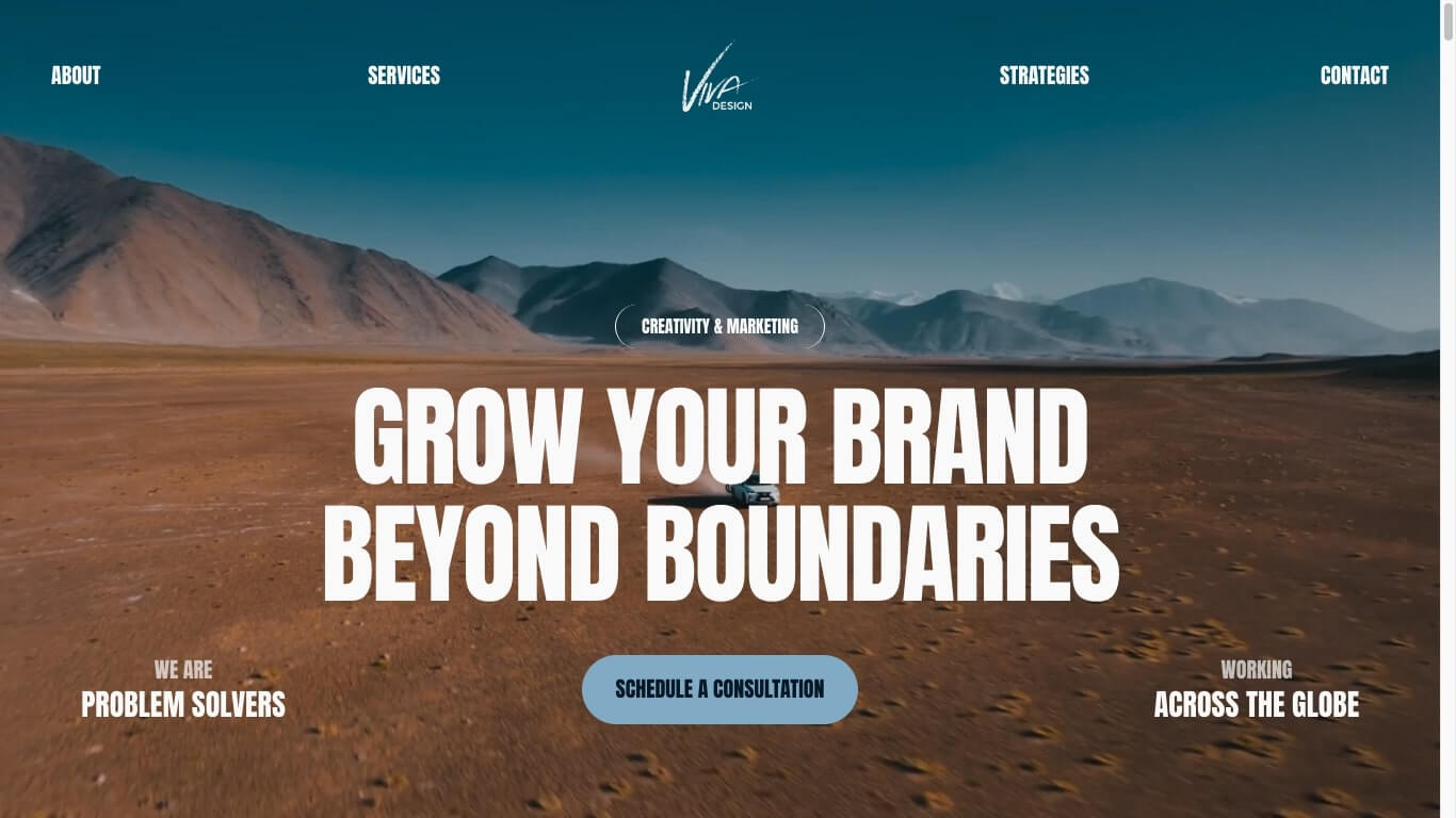 website of Viva Design Company