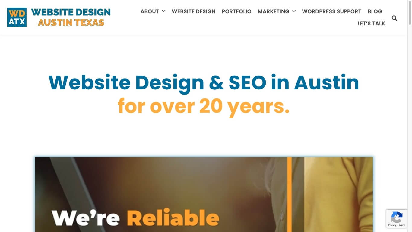 website of Website Design Austin Texas