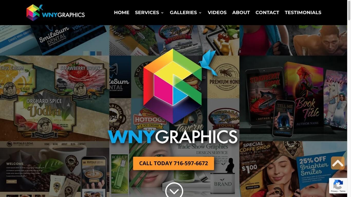 website of WNY Graphics