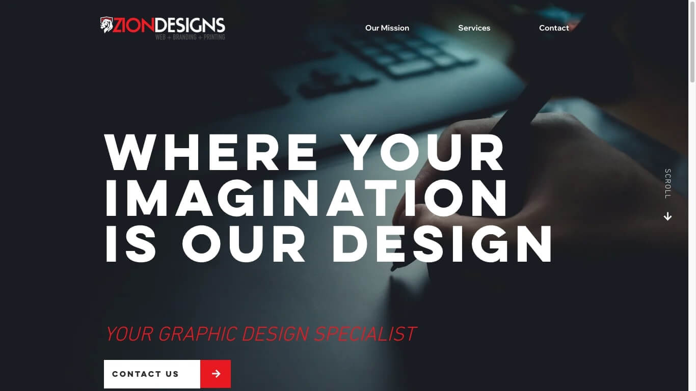 website of Zion Designs